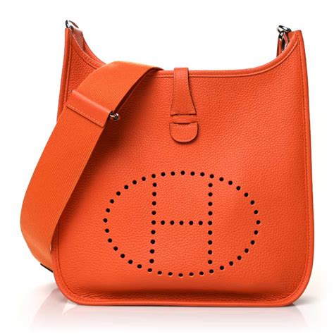 hermes crossbody messenger bag|hermes evelyne bag price 2022.